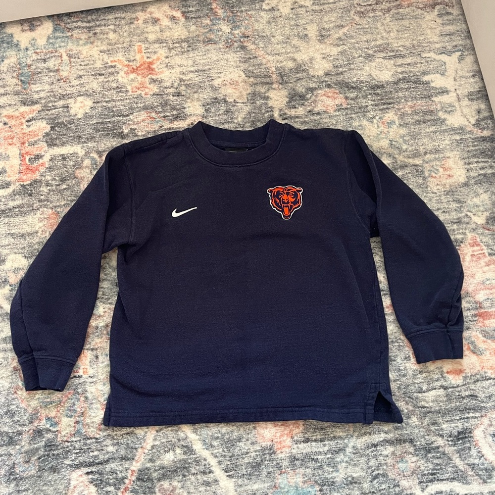 Nike Kids Navy Blue NFL Bears Sweatshirt | Size small